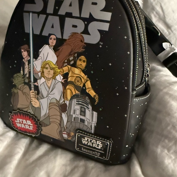Loungefly Star Wars Black and White Backpack
